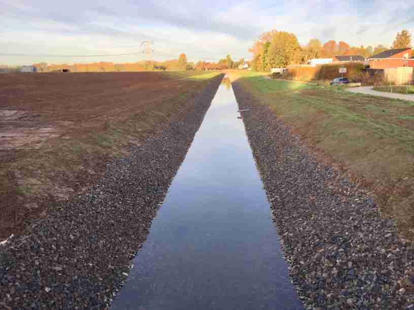 De Sleybeek als afwateringskanaal