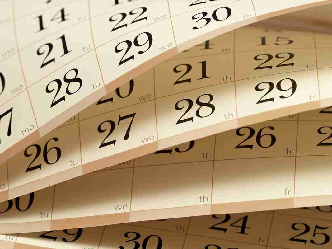 Je bekijkt nu De kalender